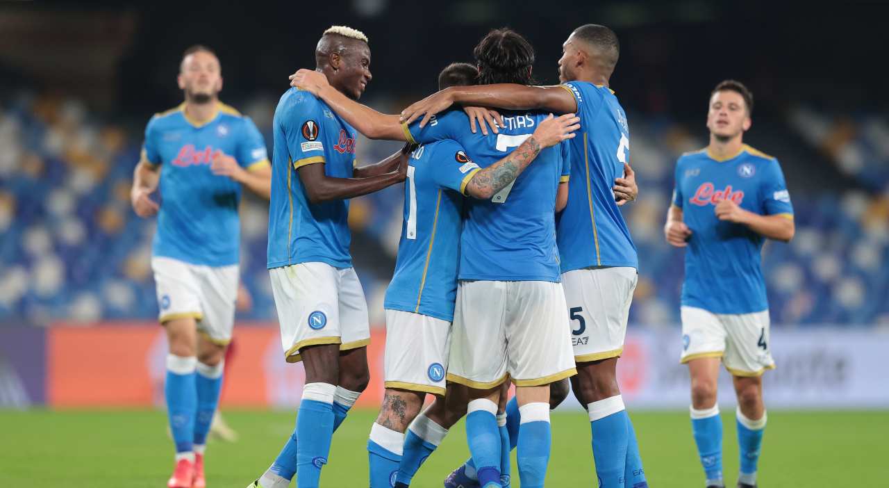 Napoli festeggia gol