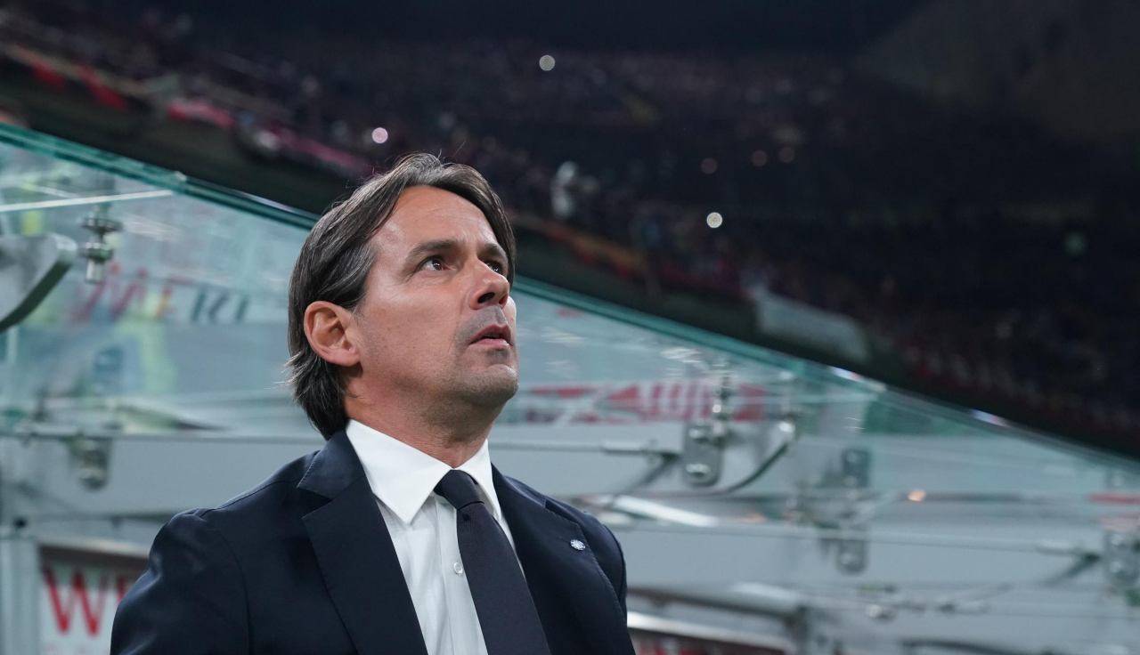 Simone Inzaghi pensieroso