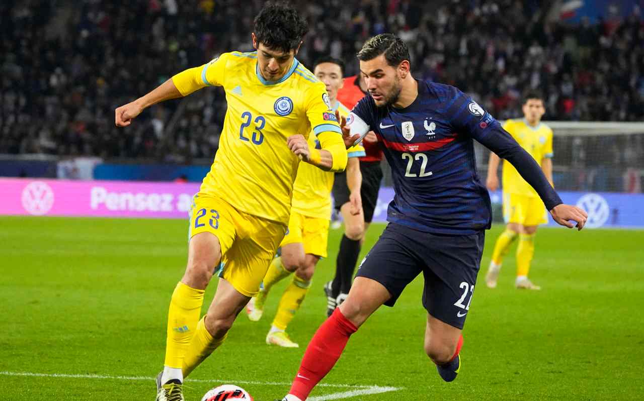 Theo Hernandez con la maglia della Francia