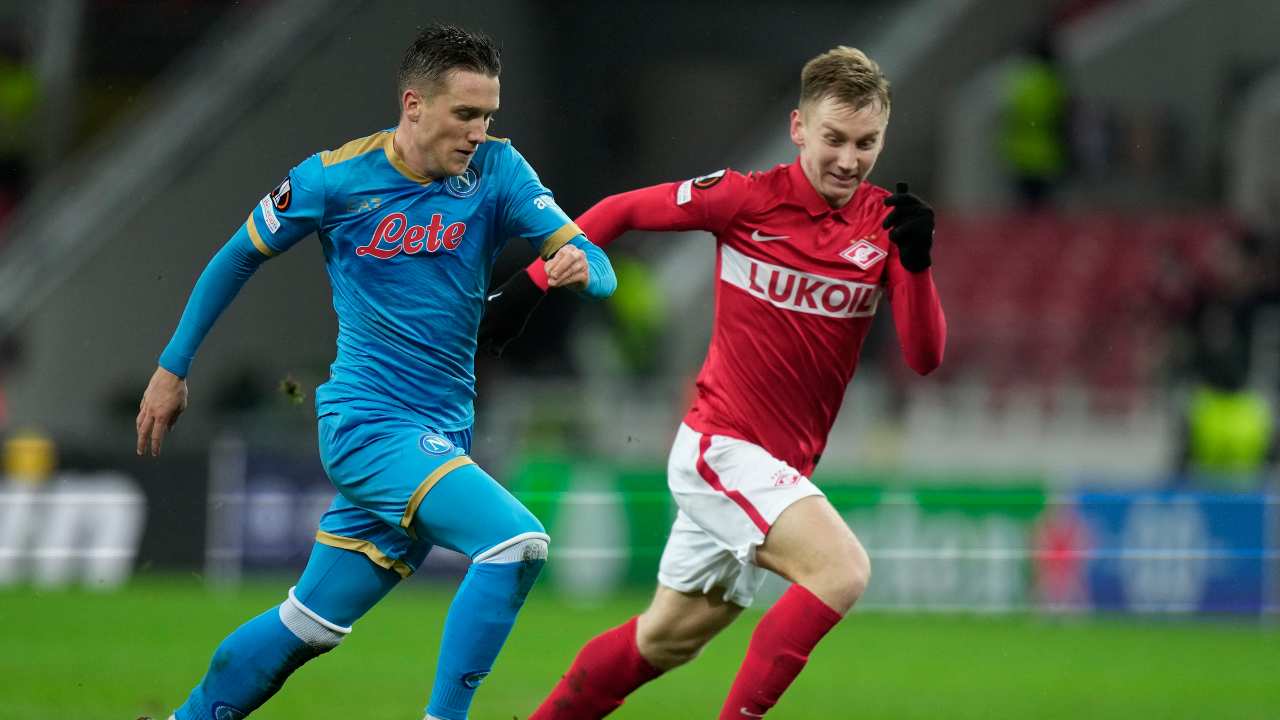 Zielinski  e Ignatov corrono Spartak Mosca Napoli