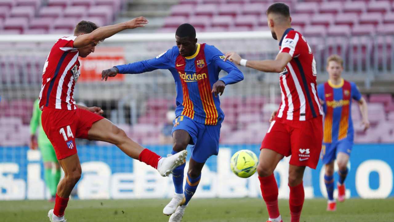 Ousmane Dembele in azione