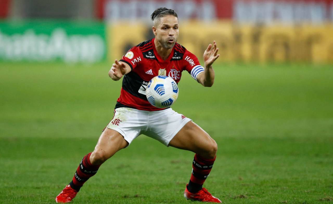 Diego con la maglia del Flamengo