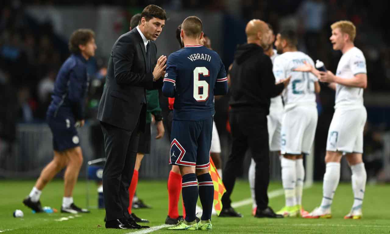 PSG, Pochettino dà delle indicazioni a Verratti