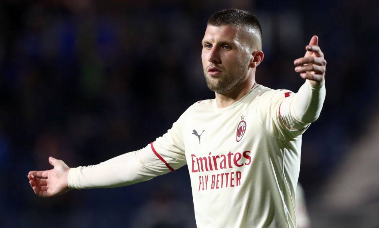 Rebic in campo col Milan