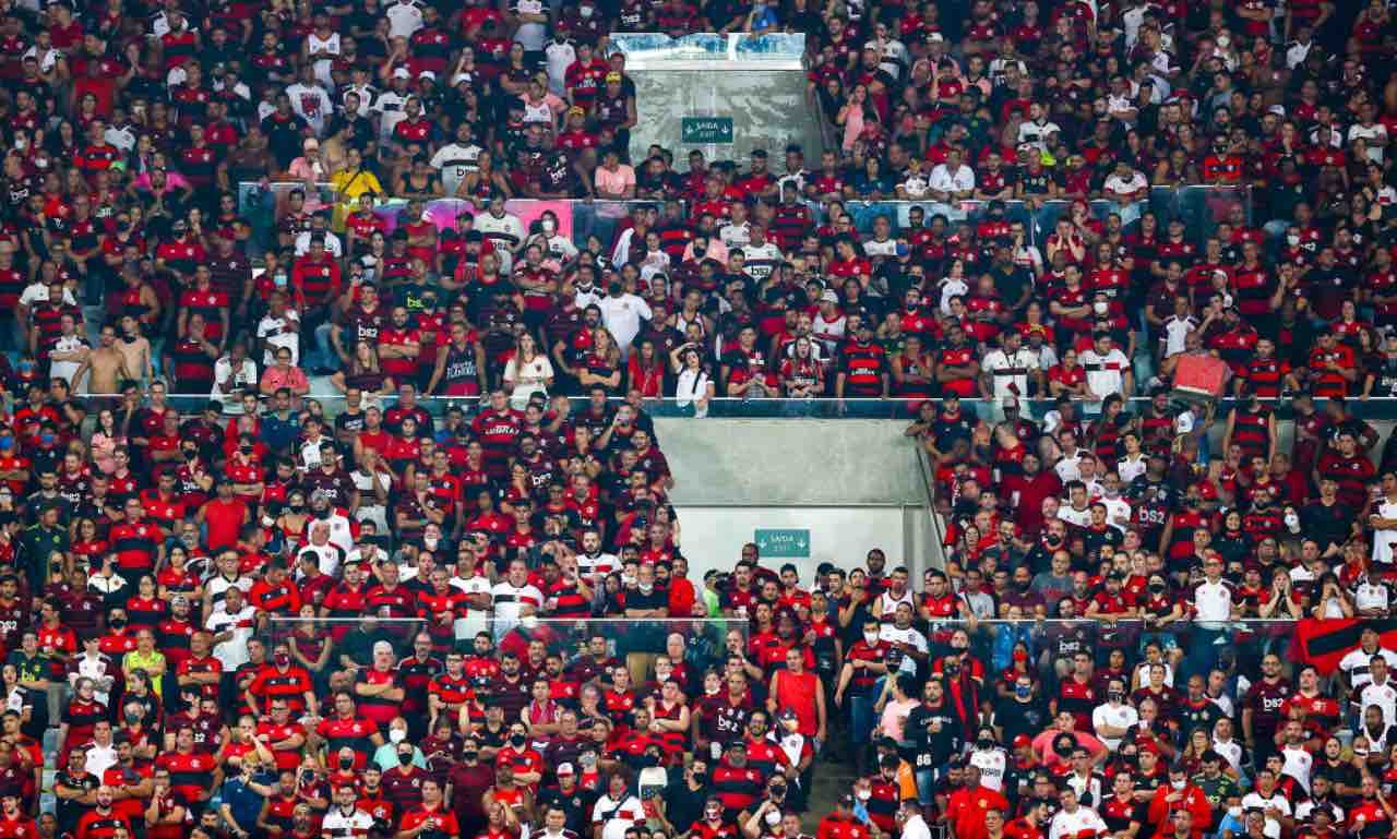 Tifosi del Flamengo allo stadio 