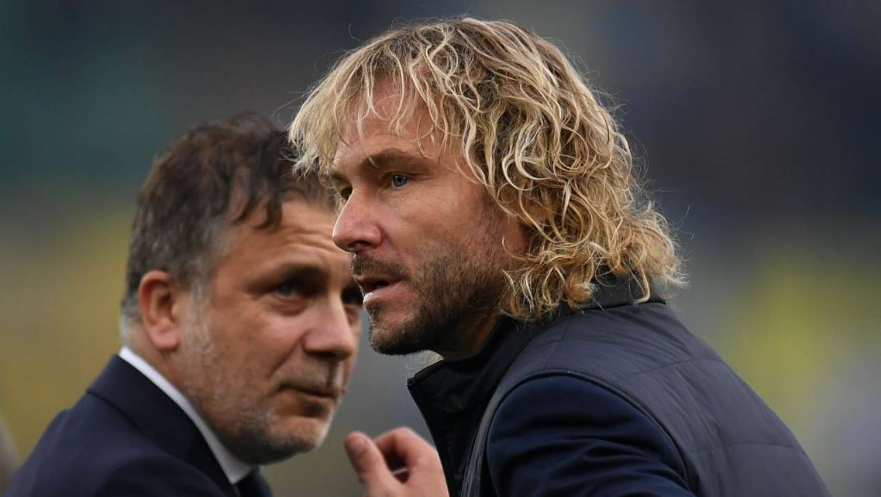 Nedved e Cherubini pensierosi