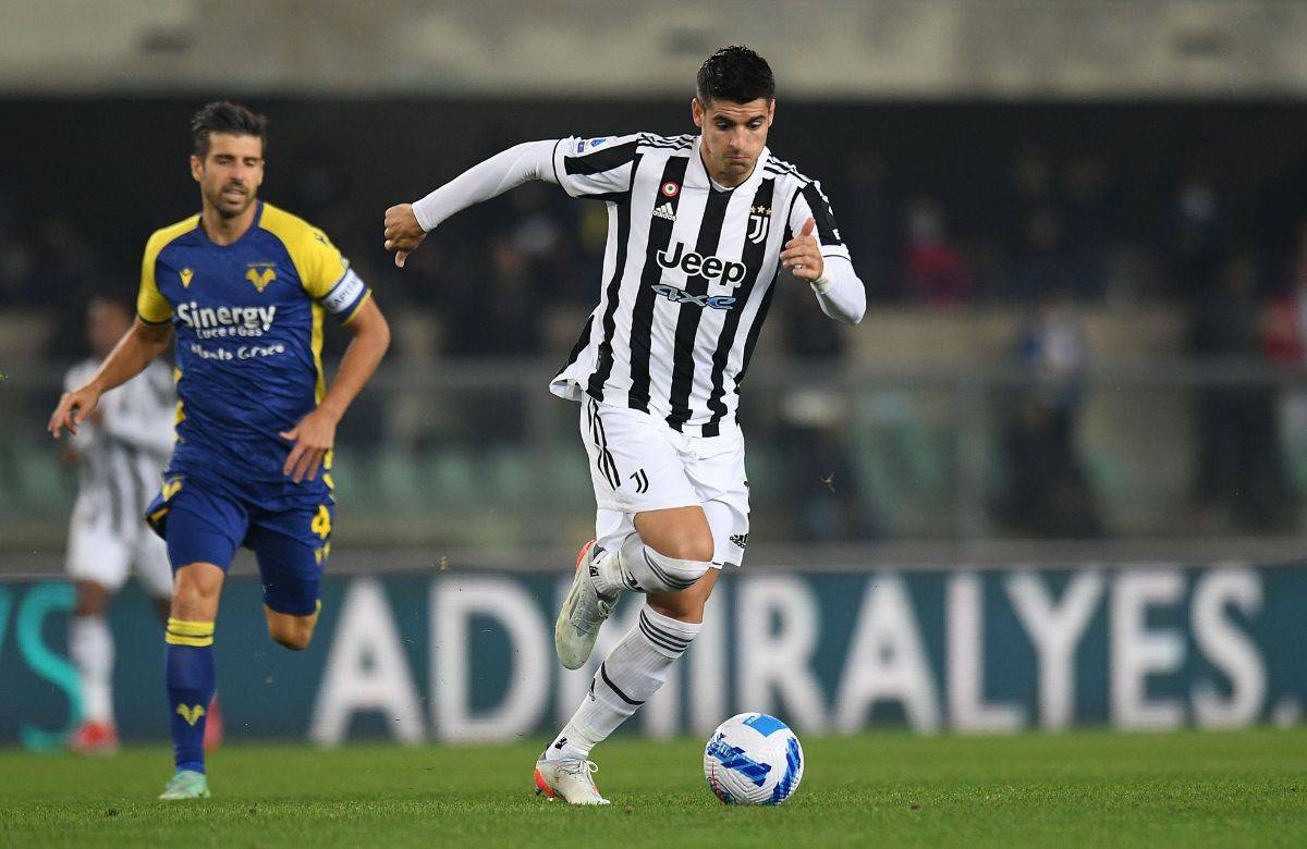 Juventus, Morata in azione