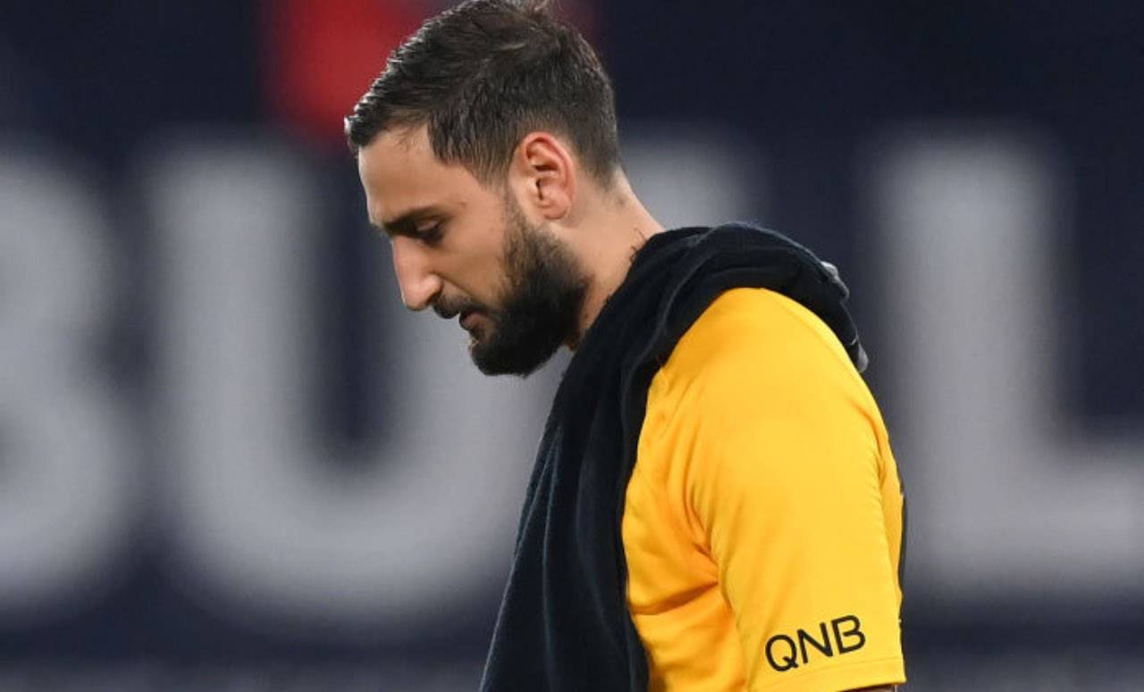 Donnarumma durante Lipsia-PSG