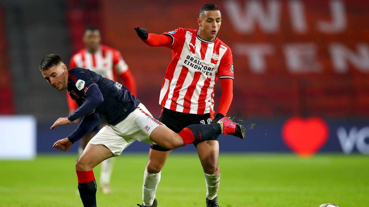 Ihattaren in azione con il Psv