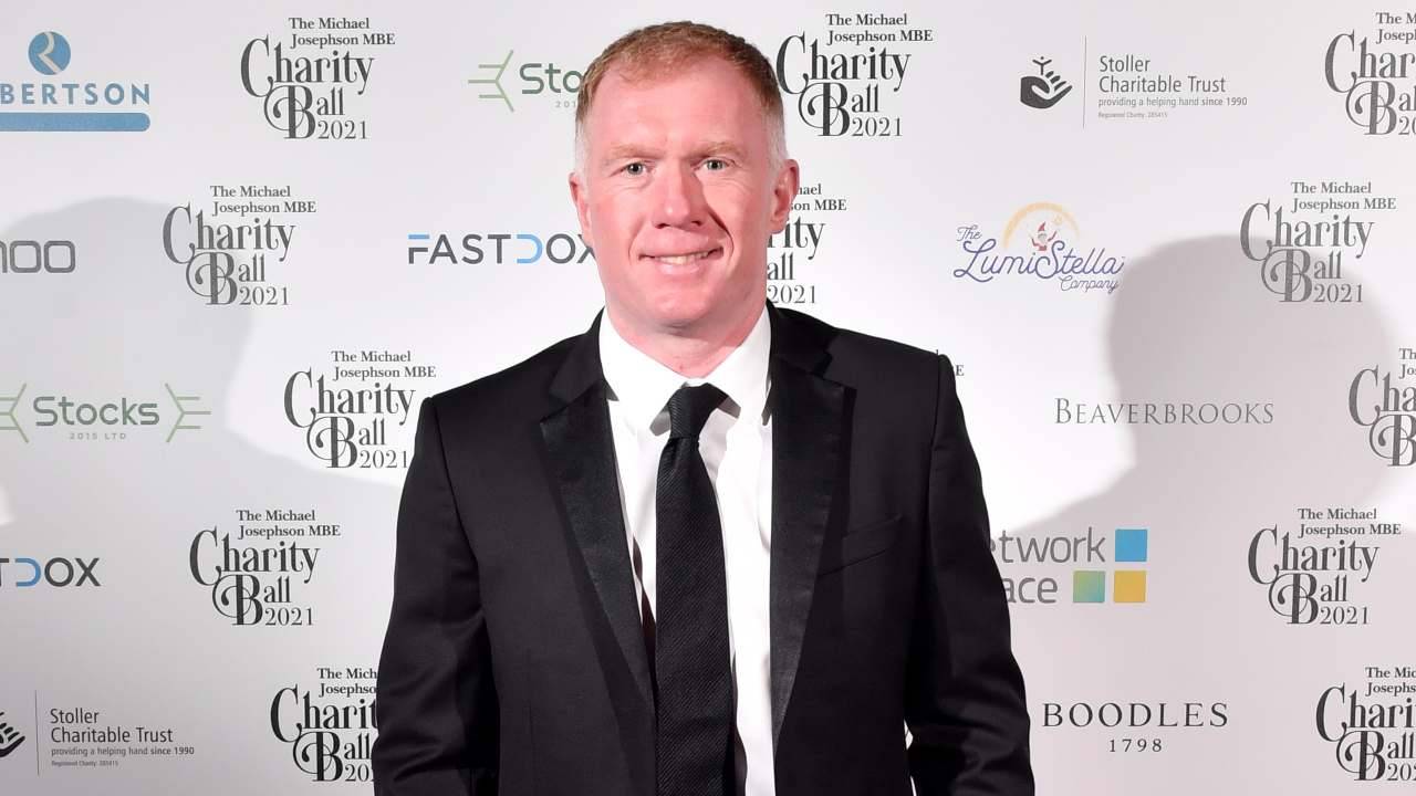 Scholes presenzia ad un evento