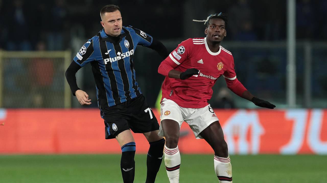 Pogba e Ilicic in azione