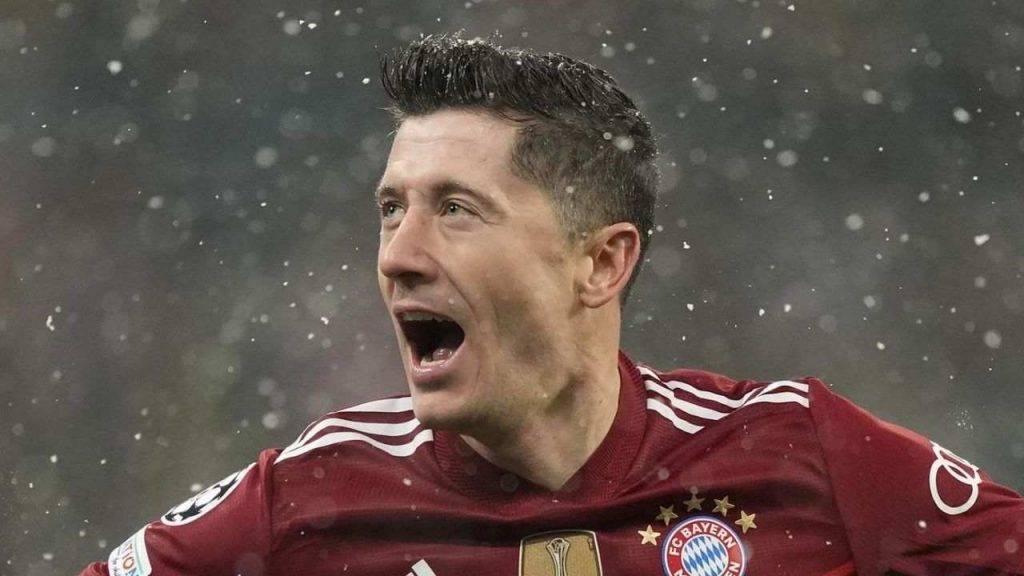 Lewandowski in gol col Bayern Monaco