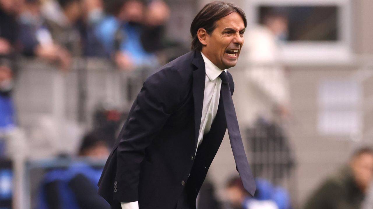 Simone Inzaghi nervoso