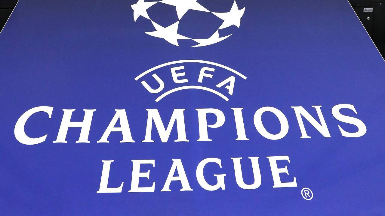 Un banner della Champions League (Getty Images)