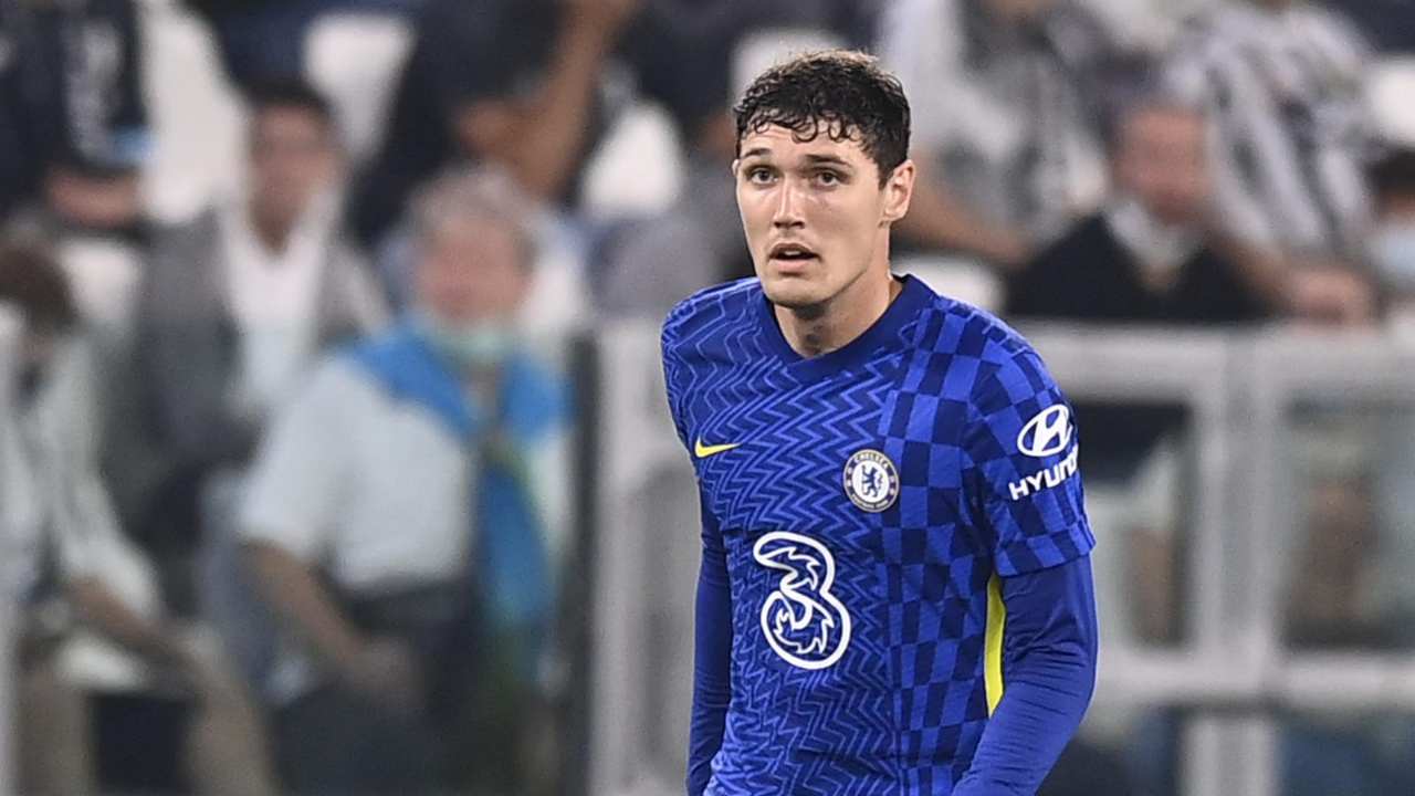 Andreas Christensen guarda avanti Chlesea