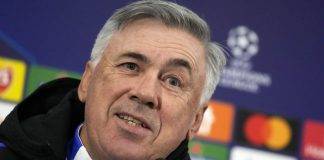 Ancelotti sorride in conferenza Real Madrid