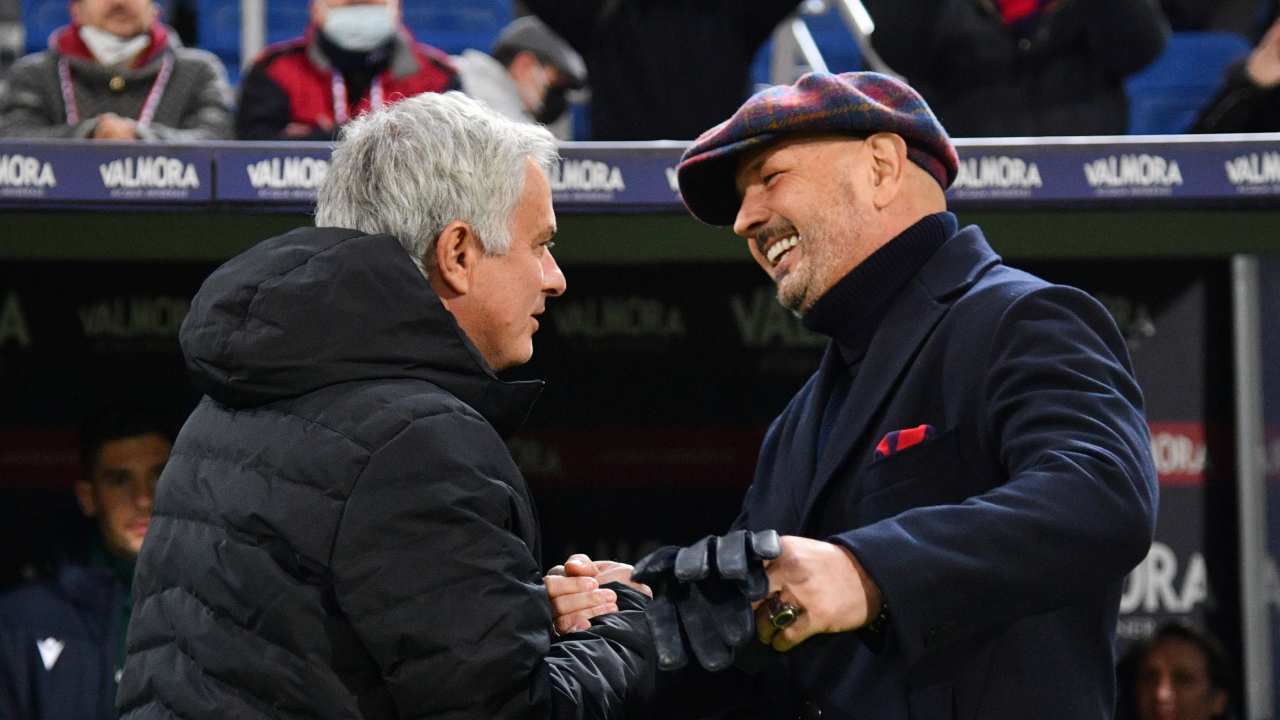 Mourinho e Mihajlovic si salutano