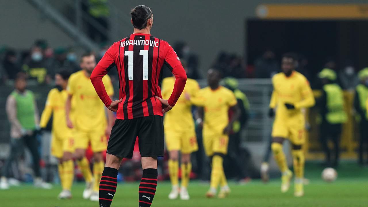 Ibrahimovic di spalle Milan