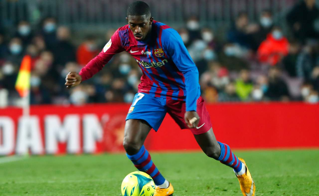 Dembele porta palla