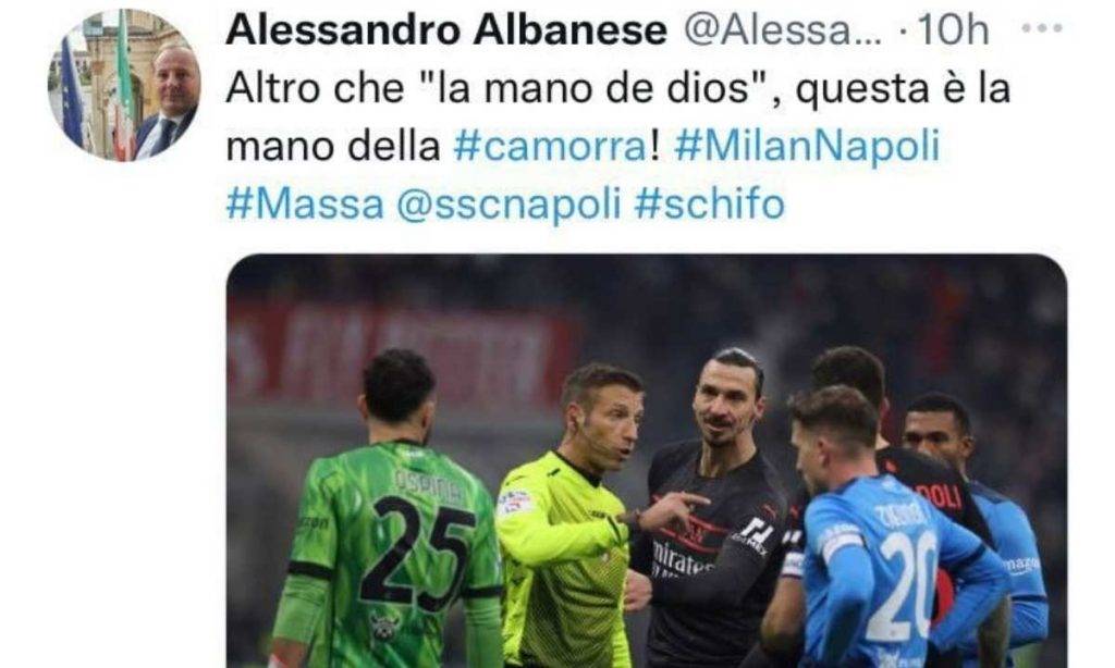 Milan-Napoli social