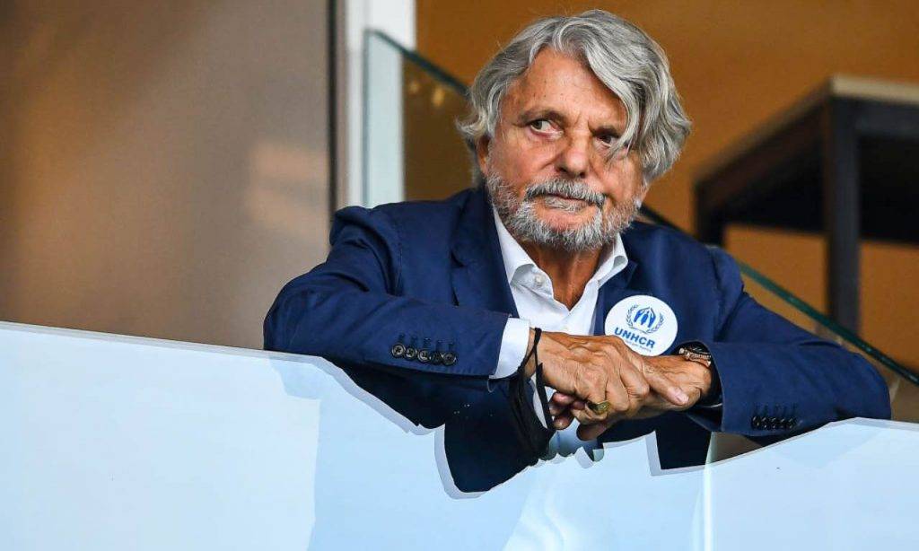 Sampdoria, Ferrero sugli spalti