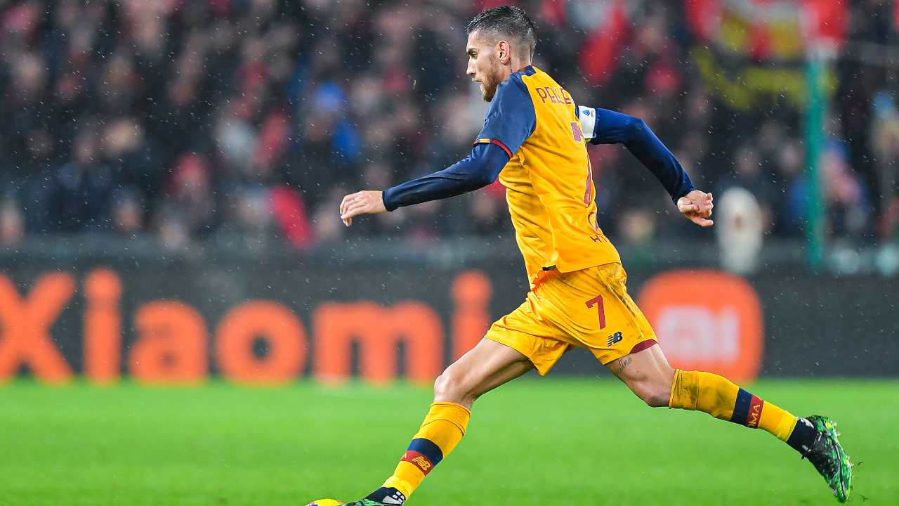 Lorenzo Pellegrini in azione