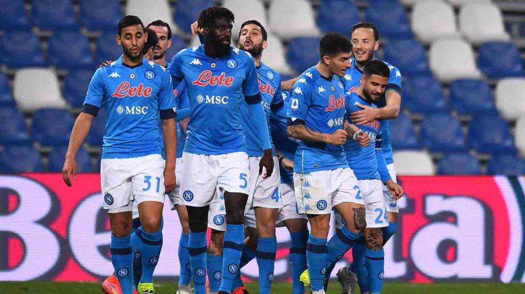 Il Napoli festeggia