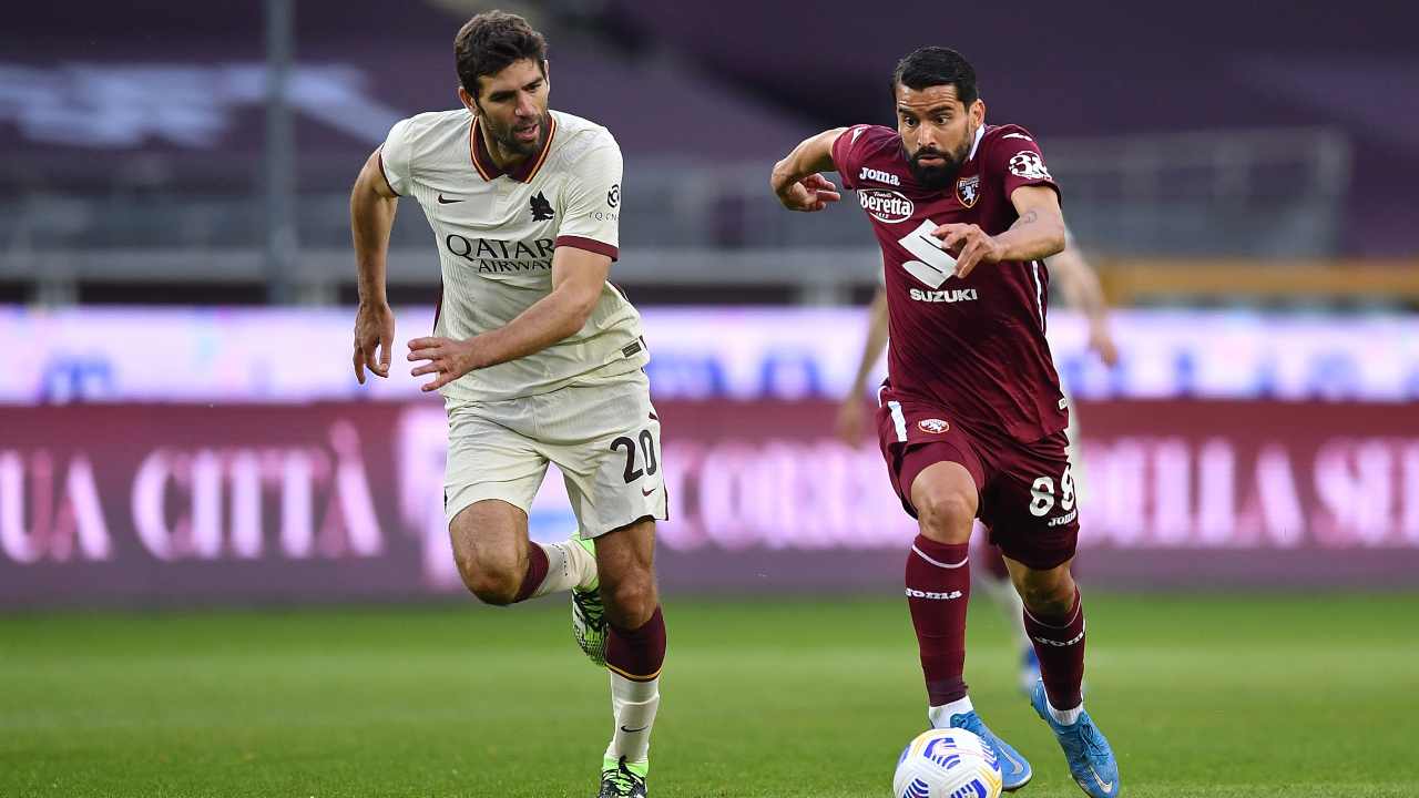 Federico Fazio in azione