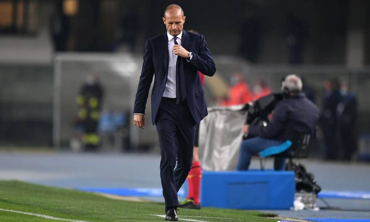 Allegri in Verona-Juventus