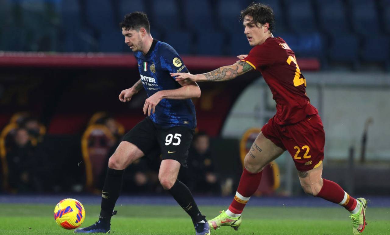 Zaniolo marca Bastoni