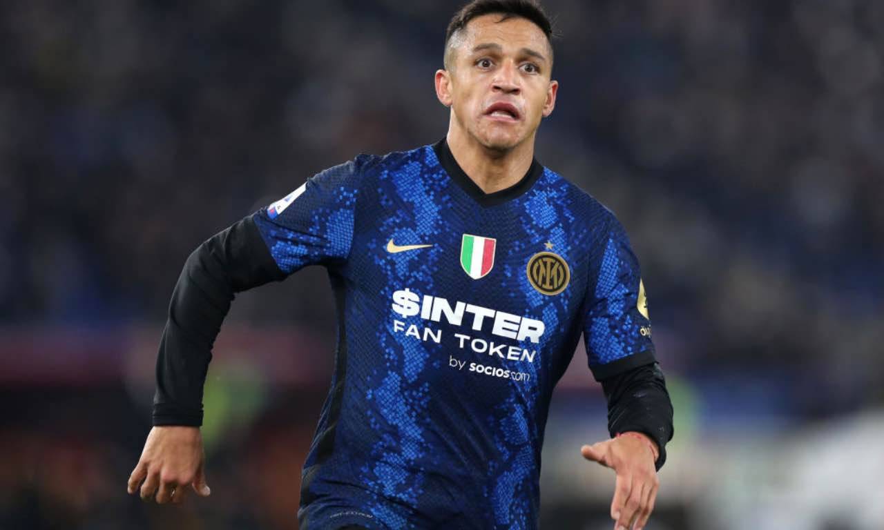 Alexis Sanchez in Roma-Inter