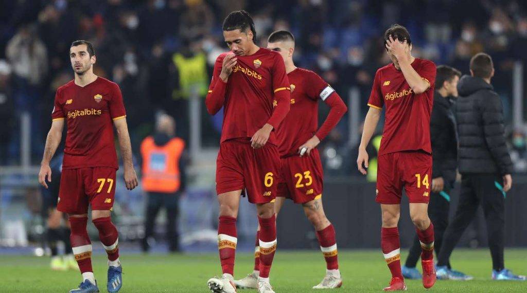 La Roma sconfitta dall'Inter