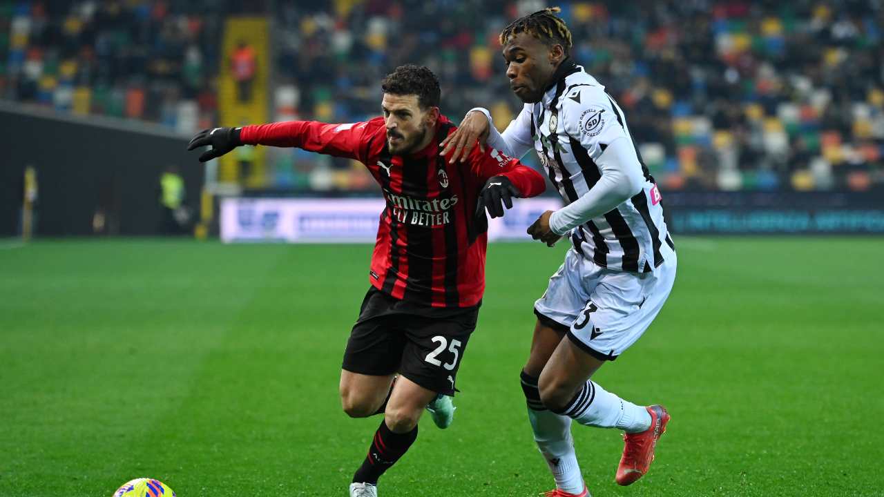 Udinese-Milan in campo