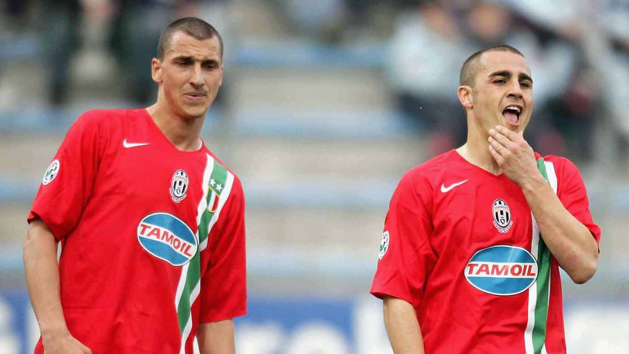 Ibrahimovic e Cannavaro ai tempi della Juventus