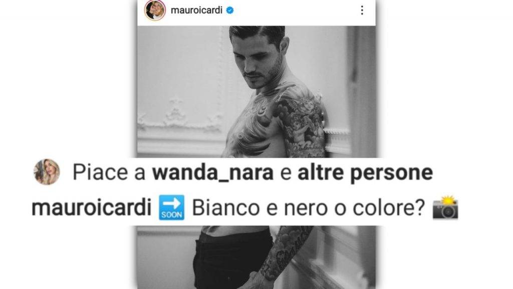 La foto di Icardi sui social