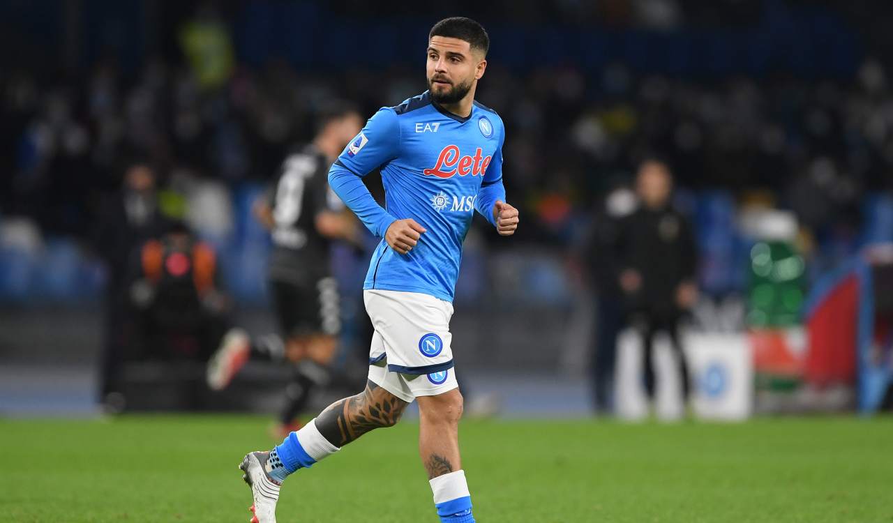 Insigne che corre