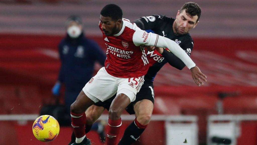 Maitland-Niles nel match tra Arsenal e Crystal Palace