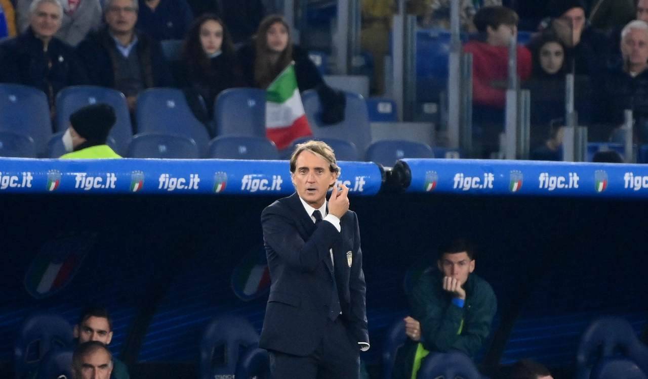 Mancini in panchina