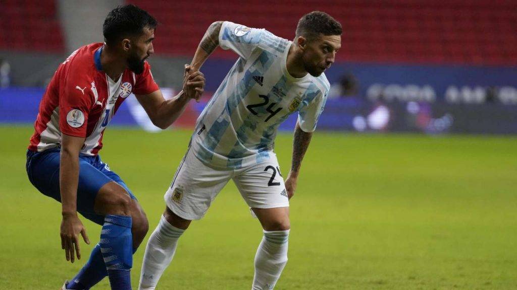 Papu Gomez con la maglia dell'Argentina