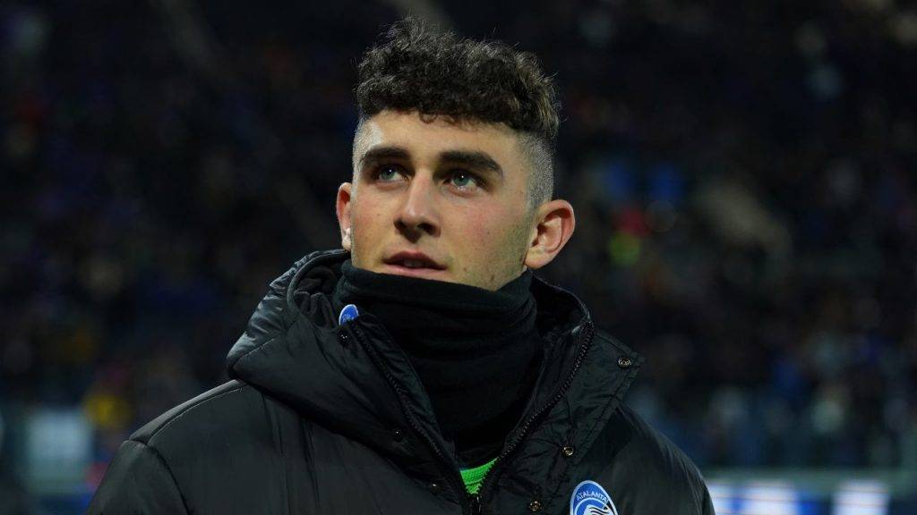 Roberto Piccoli con la maglia dell'Atalanta