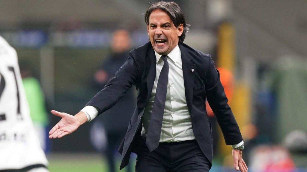 Inzaghi arrabbiato in panchina