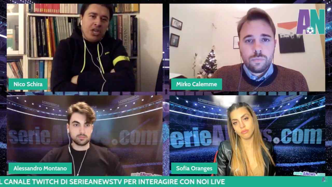 Nicolò Schira, in diretta a SerieANewsTV