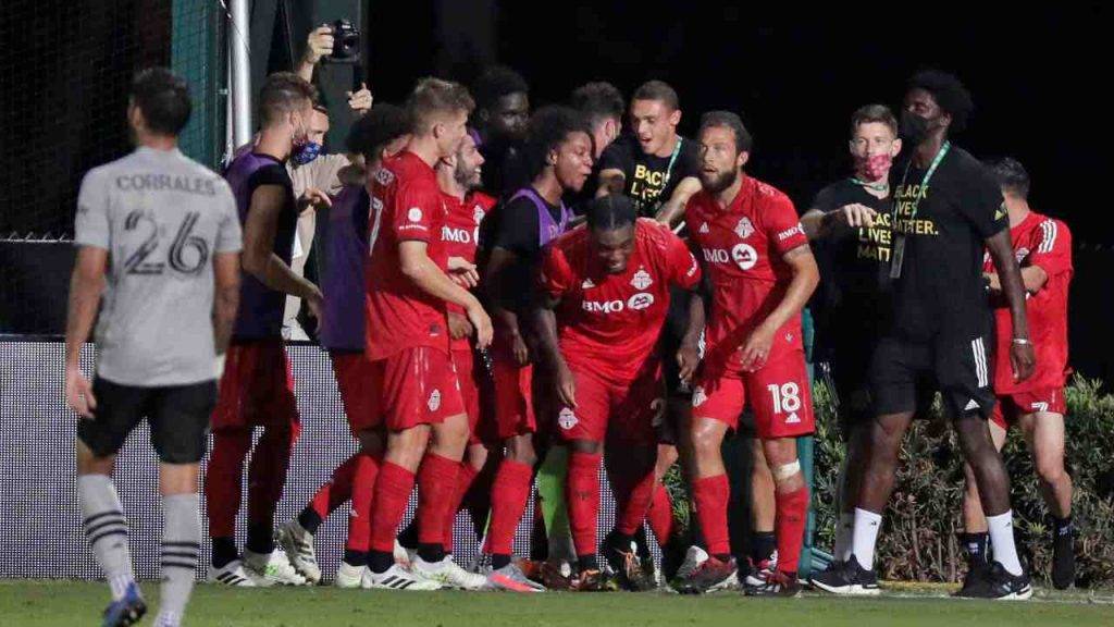 Toronto FC in un match di MLS