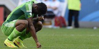 Un calciatore della Nigeria
