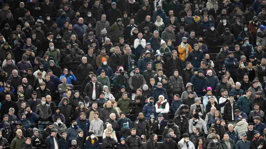 Tifosi del Totteham allo stadio