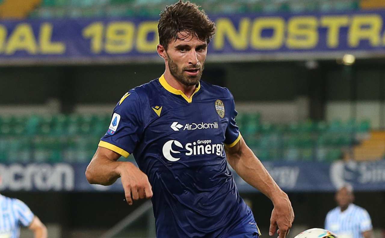 Borini con la maglia del Verona 