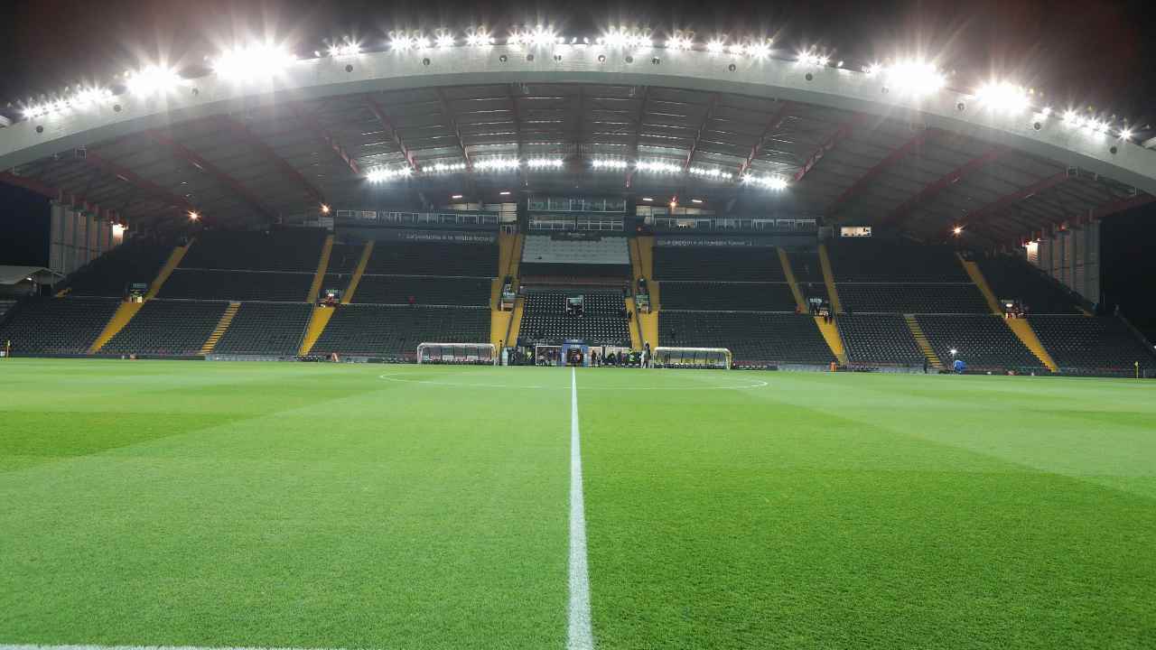 Stadio Udinese vuoto Serie A