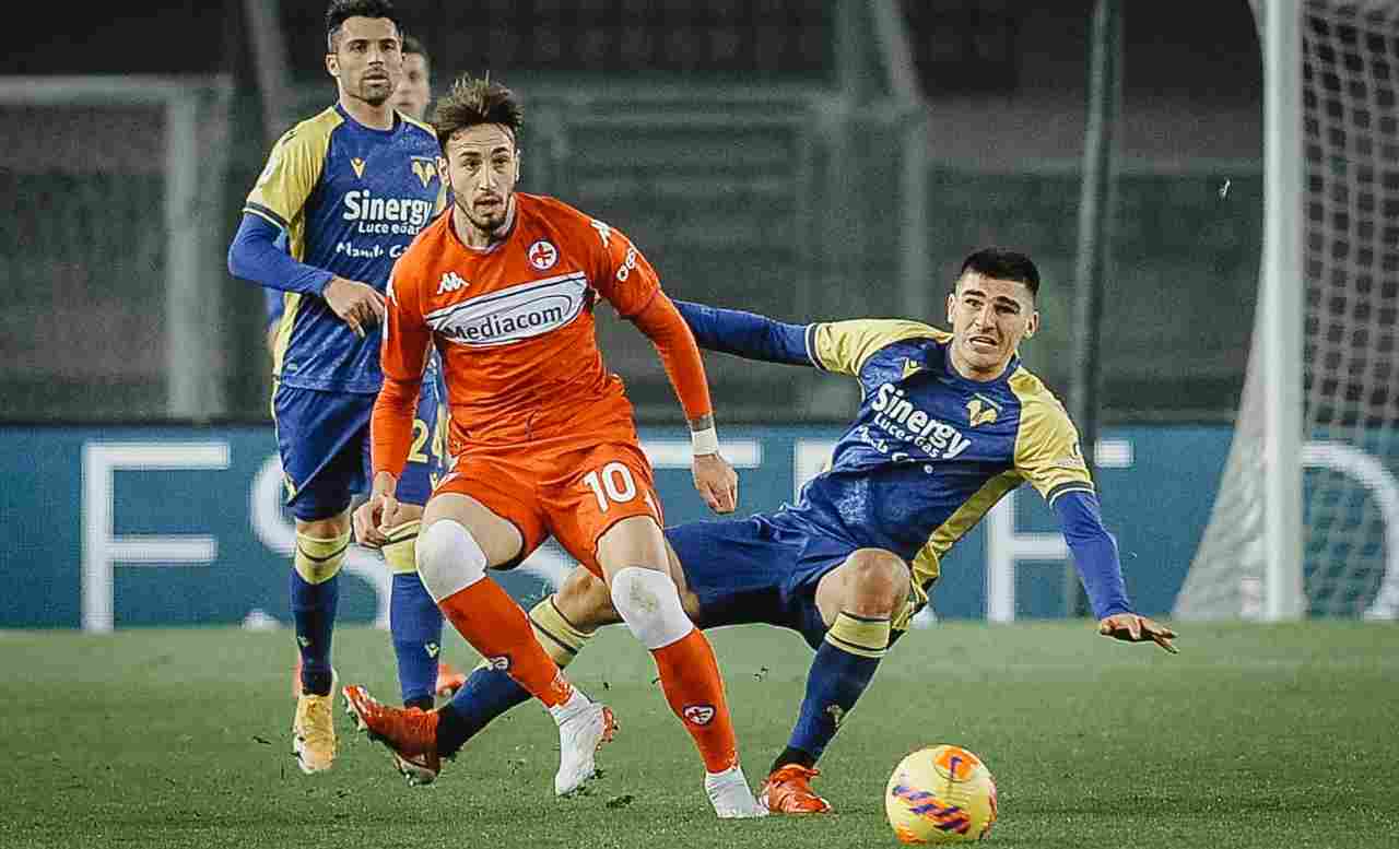 Castrovilli contro il Verona 