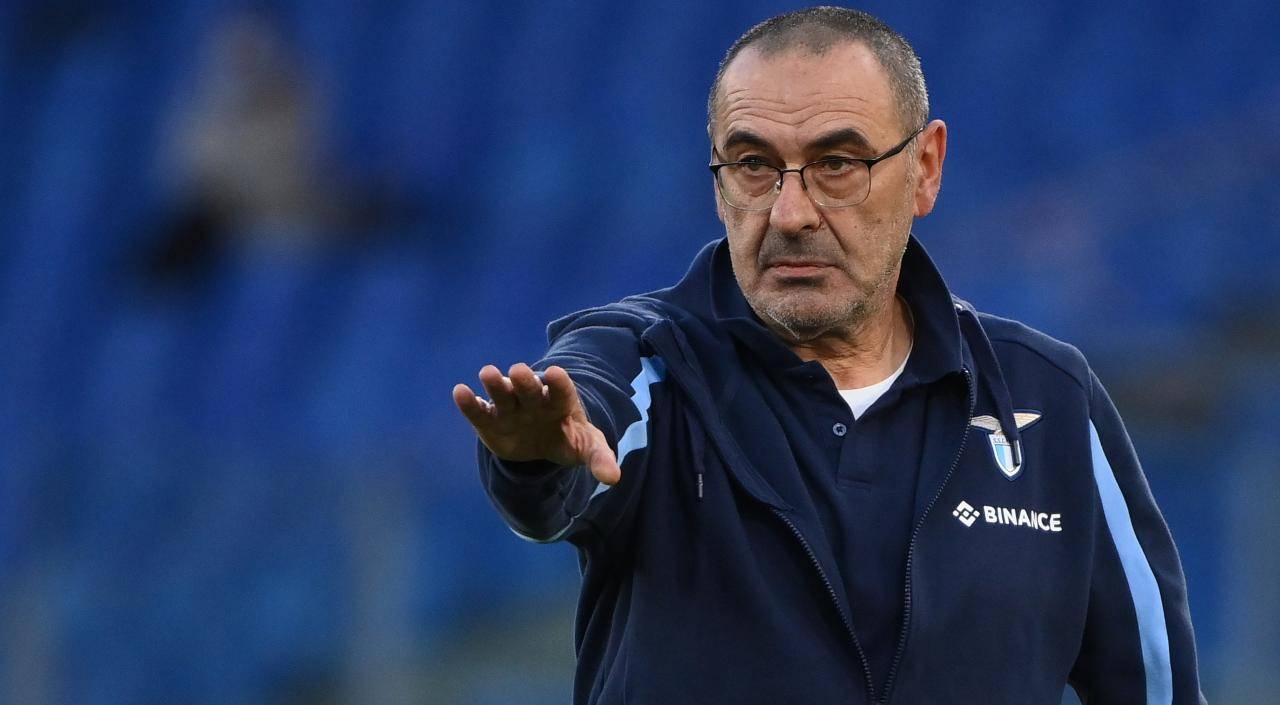 Maurizio Sarri pensieroso