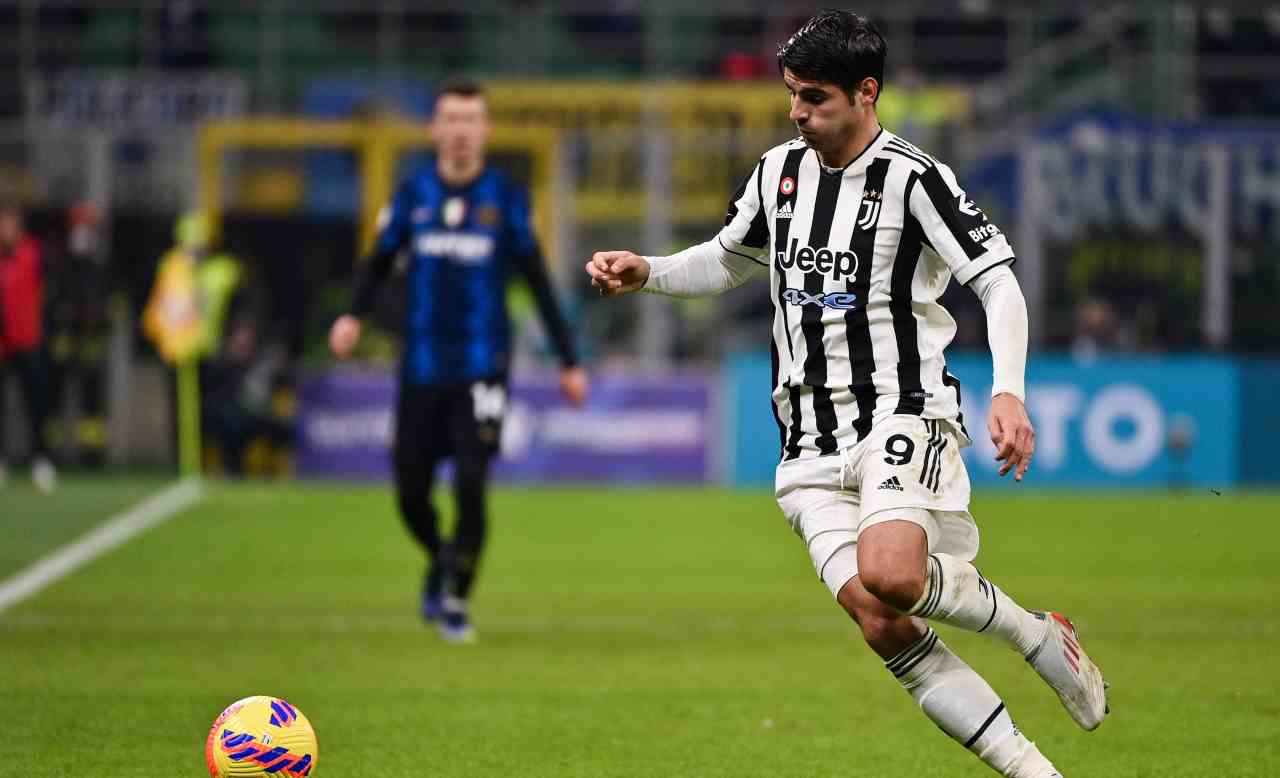 Morata porta palla